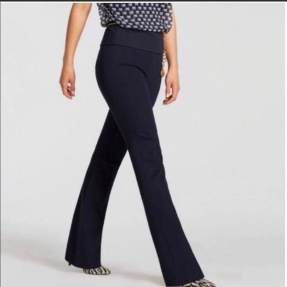 CAbi Trousers Style‎ #5312 Navy Stretch Side Zip 6